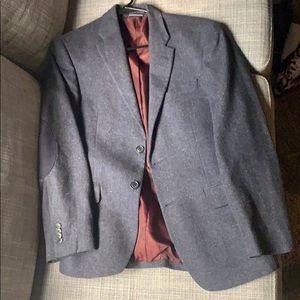 Tommy Hilfiger Blue Wool Sport Coat